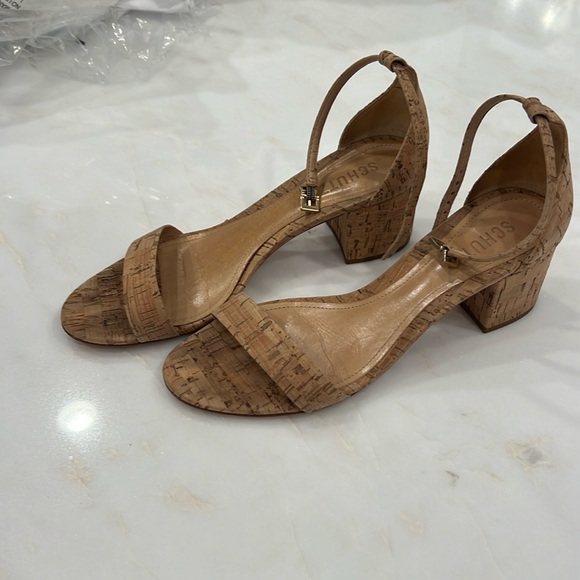 Schutz Cortica Plus cork sandal natural sz 9 - Picture 1 of 7